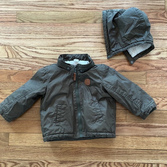 🍁Kids H&M Jacket w/ detachable hood - Picture 8 of 8